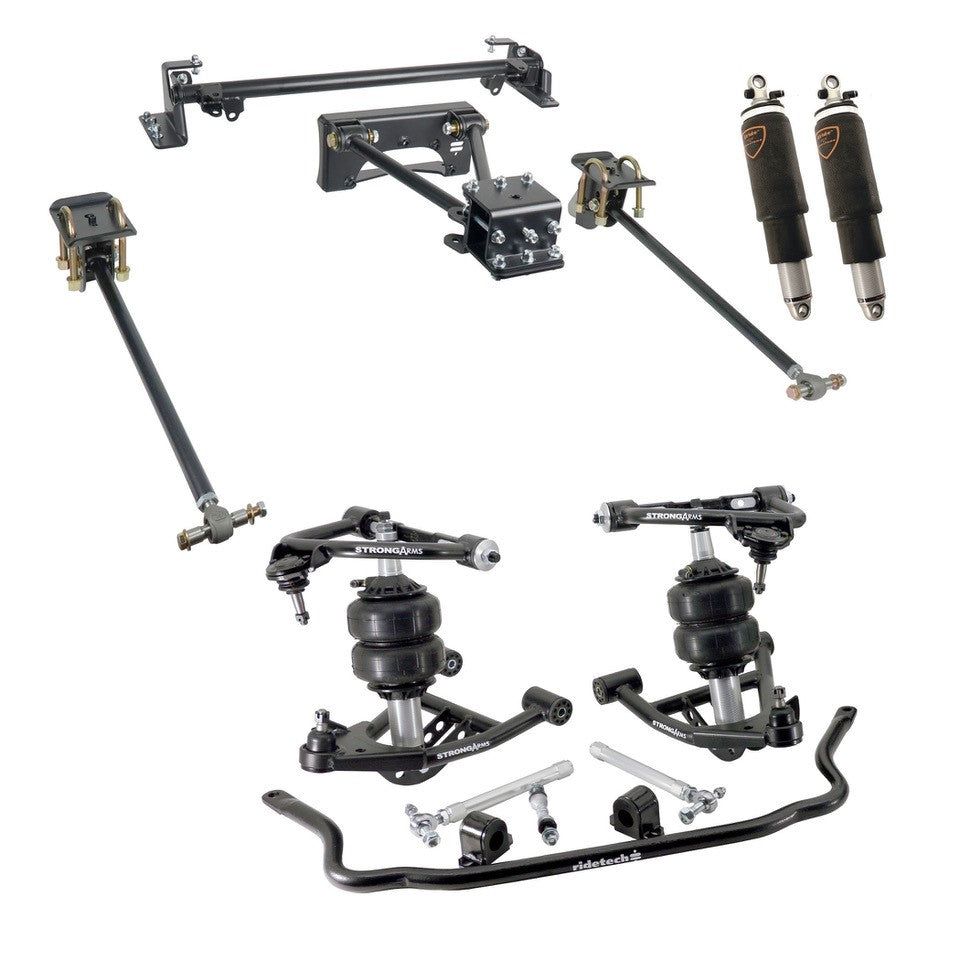 Ridetech 82-03 Chevy S10 S15 Sonoma w/ 7.5in Differential TQ Air Suspension System