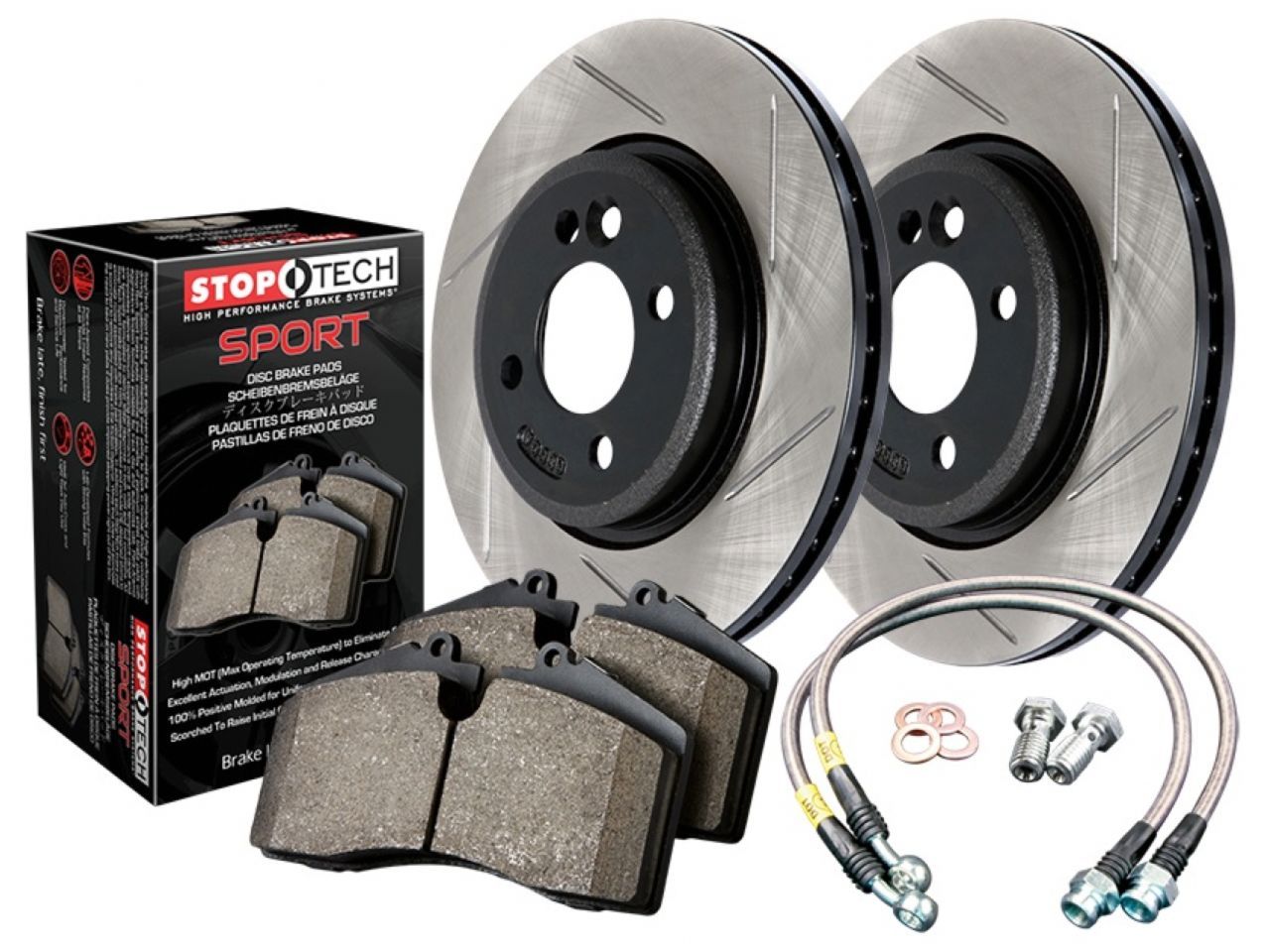 Sport Axle Pack, Slotted, 4 Wheel