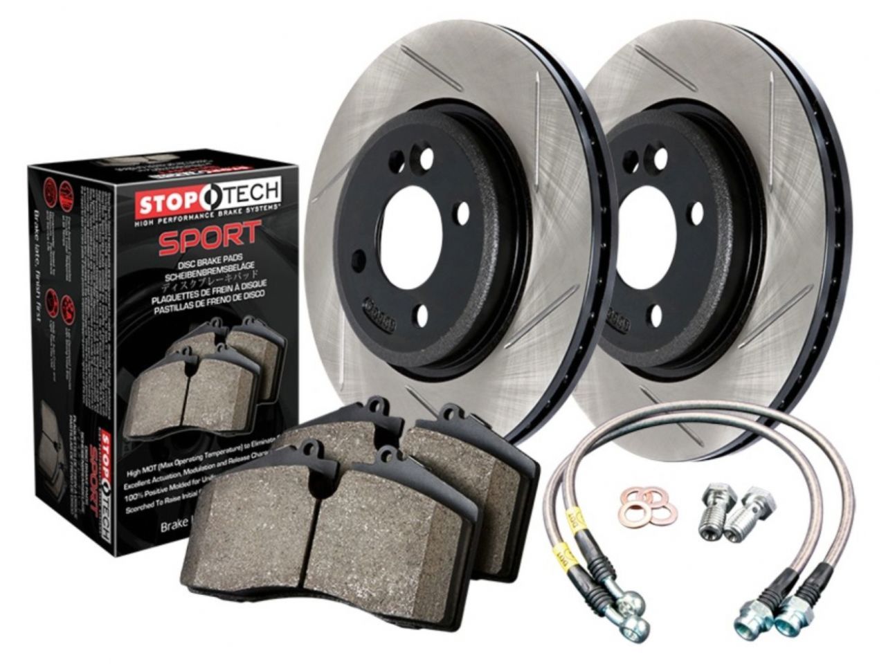 Sport Axle Pack, Slotted, 4 Wheel