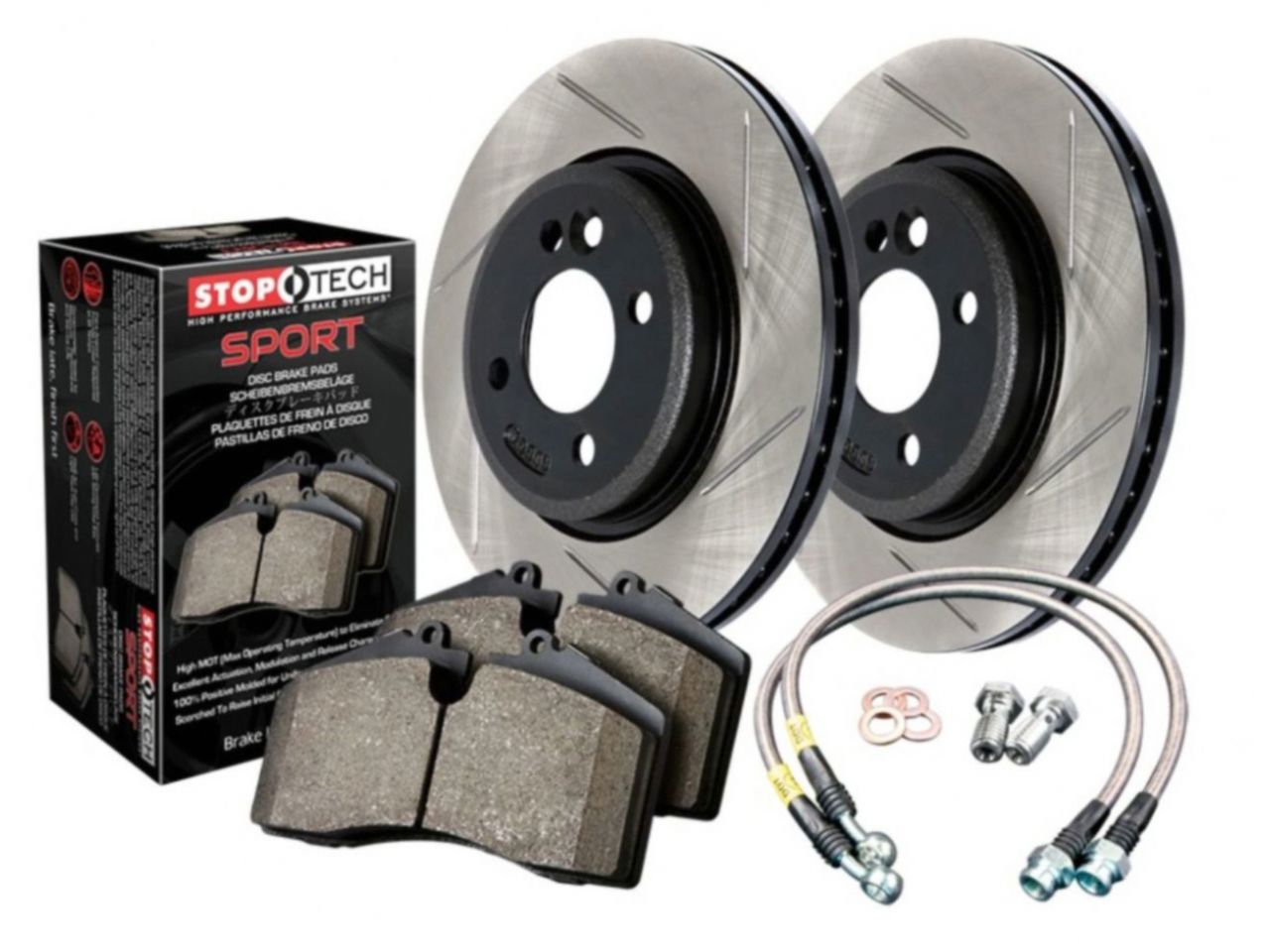 Sport Axle Pack, Slotted, 4 Wheel