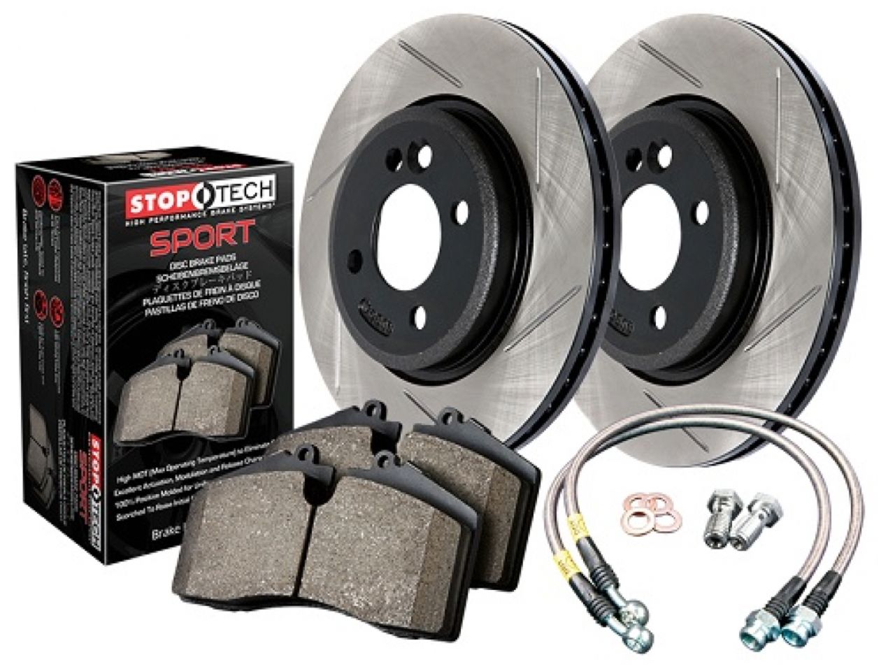 Sport Axle Pack, Slotted, 4 Wheel