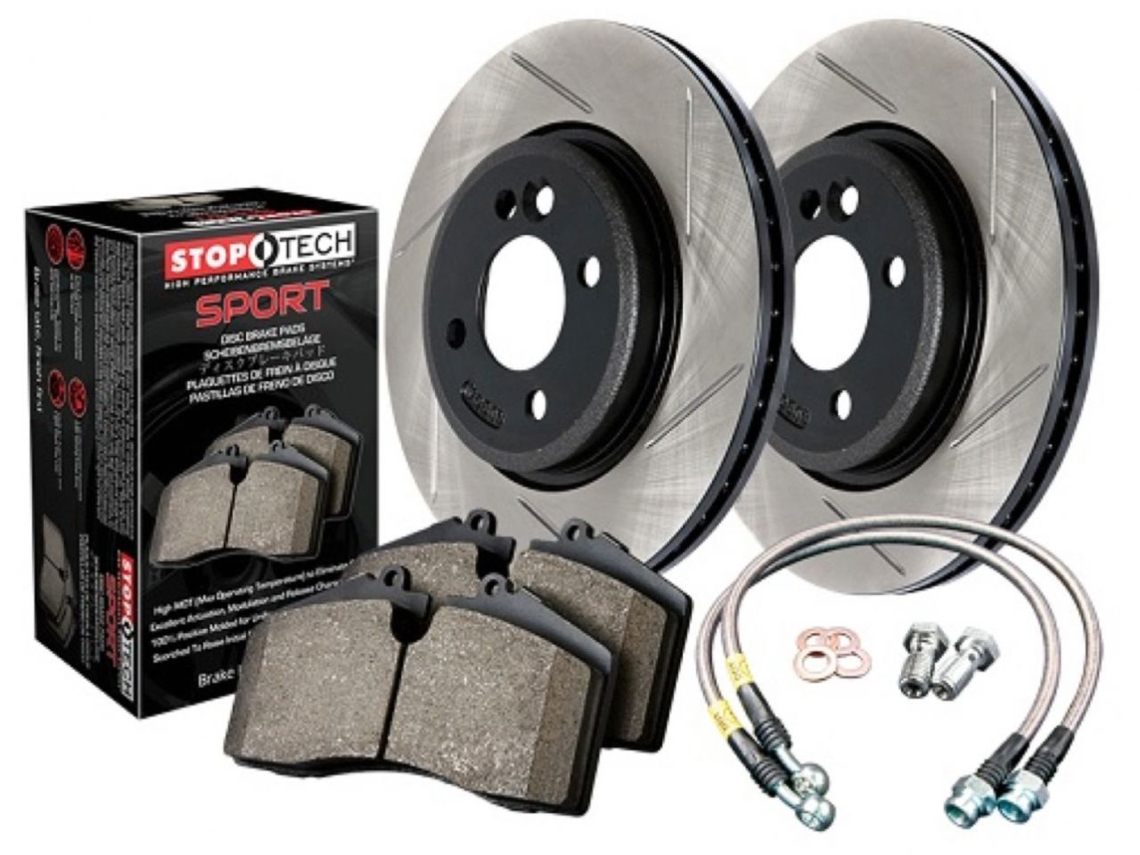 Sport Axle Pack, Slotted, 4 Wheel