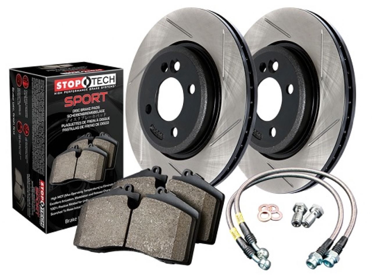 Sport Axle Pack, Drilled & Slotted, 4 Wheel