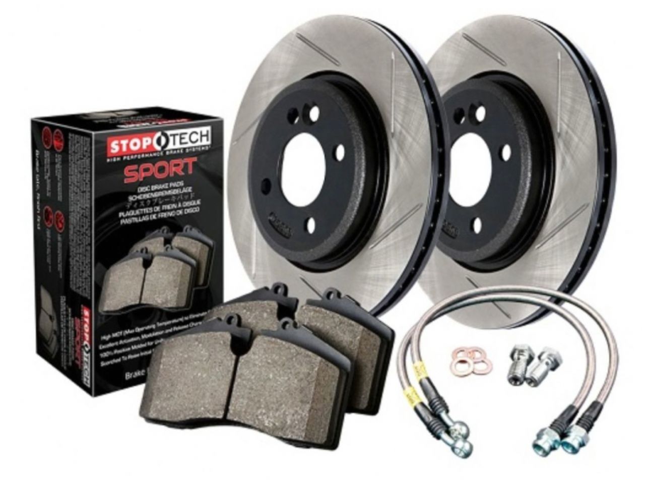 Sport Axle Pack, Drilled & Slotted, 4 Wheel