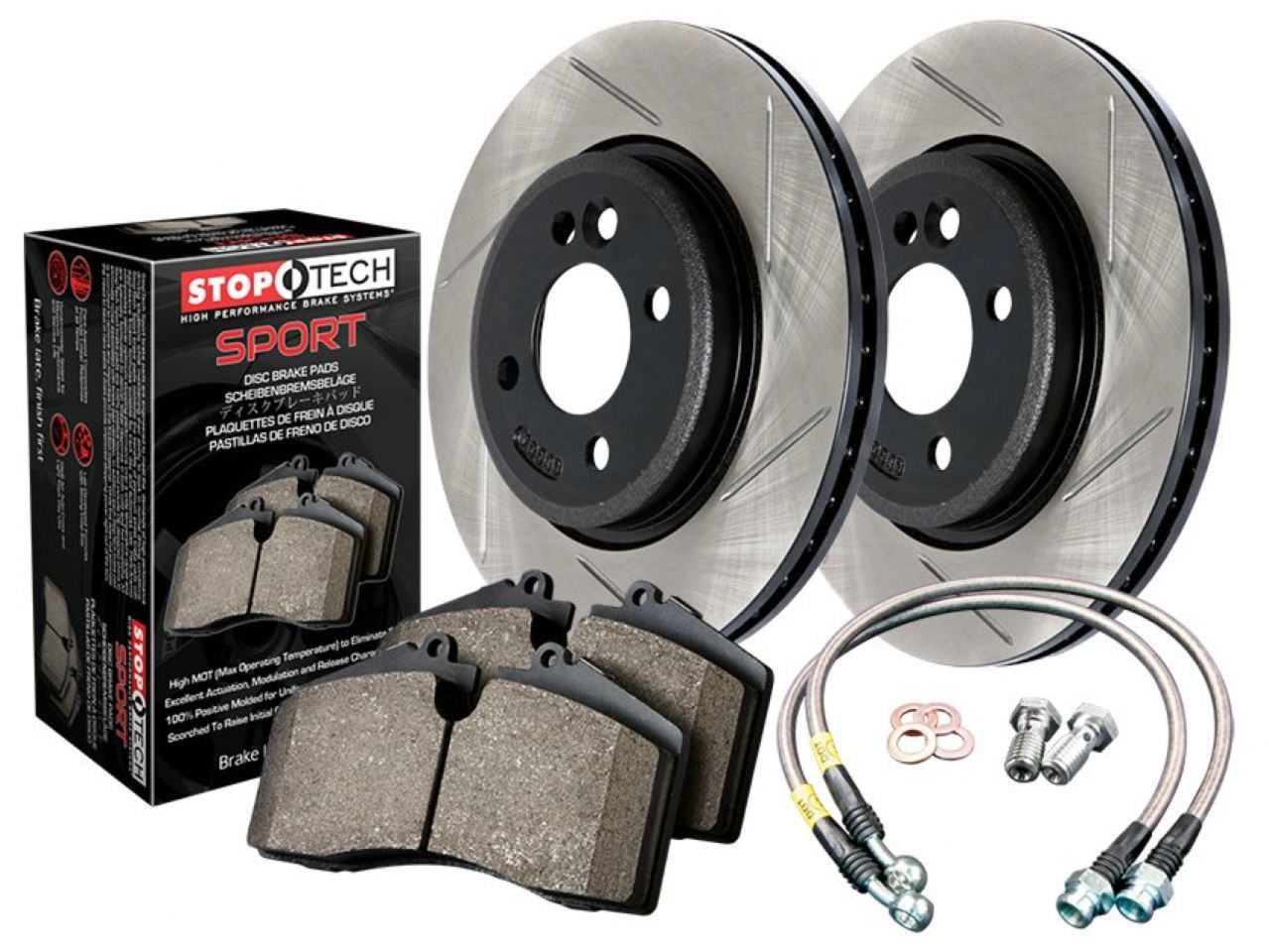 Sport Axle Pack Drilled Rotor, Front