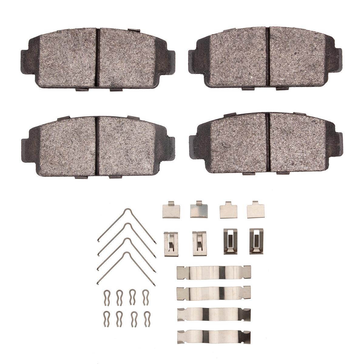 DFC 79-81 Toyota Celica Rear 5000 Advanced Semi Metallic Brake Pads and Hardware Kit