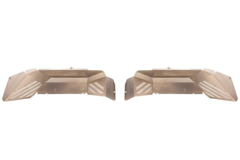 Fishbone Offroad 2020+ Jeep Gladiator Inner Fenders Rear Raw Aluminum