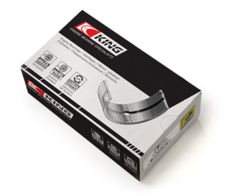 King Engine Bearings Subaru FB20 Housing Bore +.003in (Size 0.25) Connecting Rod Bearing Set