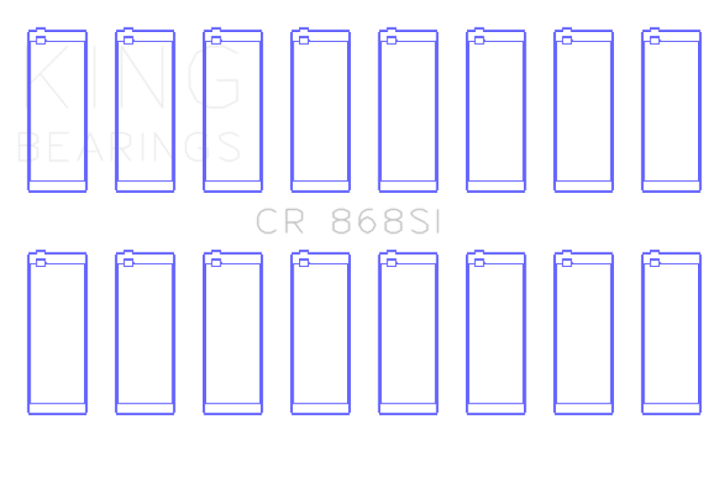 King Engine Bearings Ford 281CI/302CI/330CI 4.6L/5.0L/5.4L V8 (Size +0.75) Rod Bearing Set