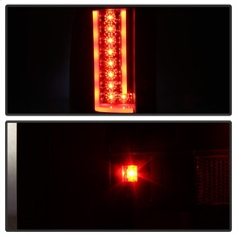 Spyder 07-13 Chevy Silverado (Exc 2010 Model) Version 2 LED Tail Lights ALT-YD-CS07V2-LED-BSM