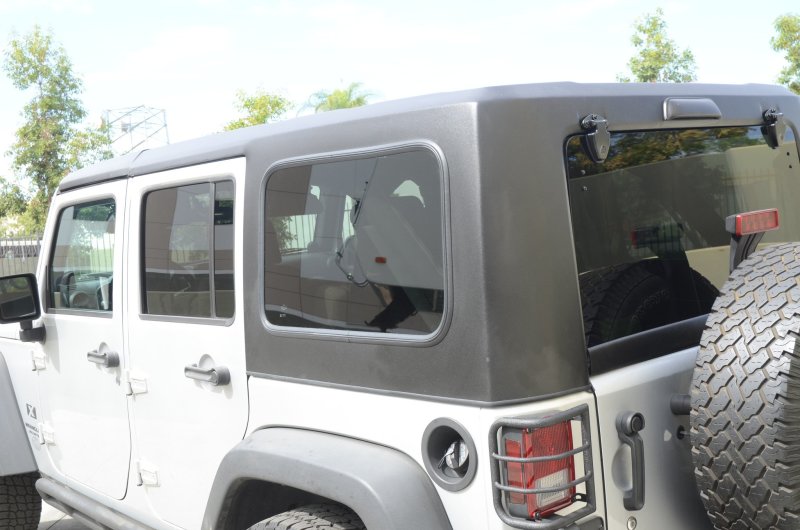 DV8 Offroad 07-18 Jeep Wrangler JK Hard Top Square Back - 4 Door