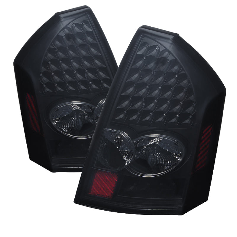 xTune Chrysler 300C 05-07 LED Tail Lights Black Smoke ALT-JH-C305-LED-BSM