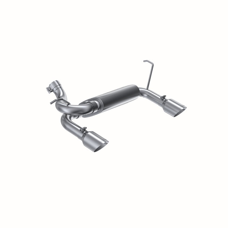 MBRP 07-14 Jeep Wrangler/Rubicon 3.6L/3.8L V6 Axle-Back Dual Rear Exit Aluminum Performance Exhaust