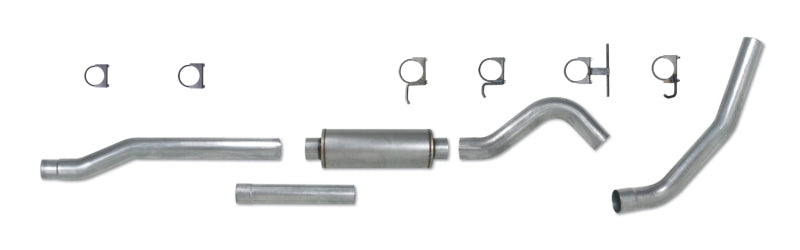 Diamond Eye KIT 4in Catback Single SS: 03-07 FORD 6.0L F250/F350