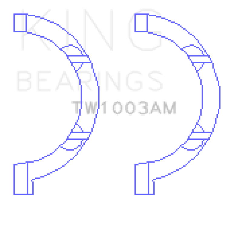 King Engine Bearings Chrysler 345/370 OHV Hemi Thrust Washer Set