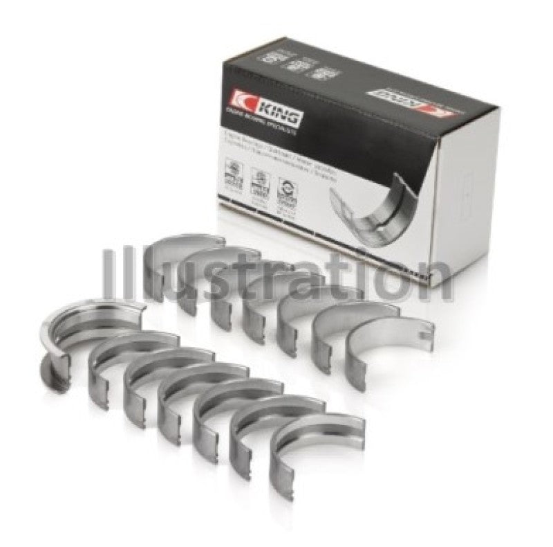 King Engine Bearings AMC / JEEP 242CI 4.0L POWER-TEC (Size 0.20 Oversized) Main Bearing Set
