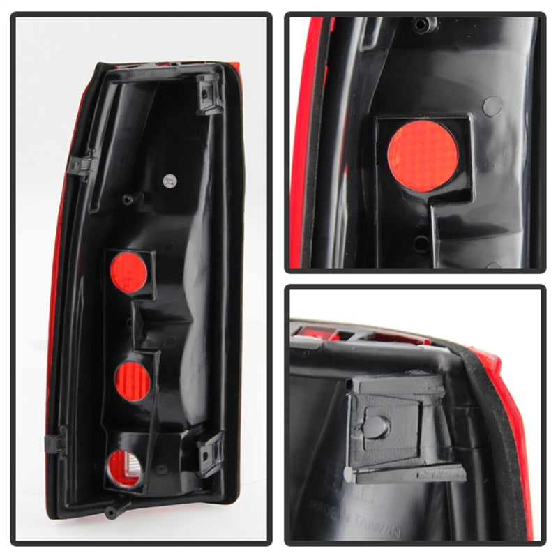 xTune Chevy Blazer Full Size 92-94 / Cadillac Escalade 99-00 Tail Light OEM ALT-JH-CCK88-OE-RC