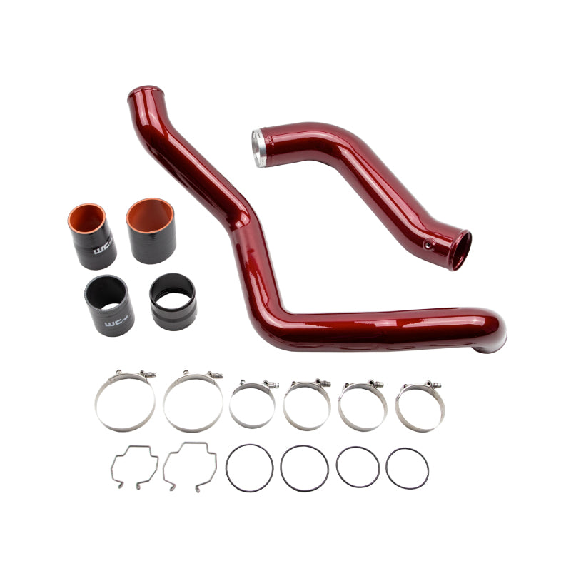 Wehrli 2020-2024 Chevrolet 6.6L L5P Duramax 4in Intake Resonator Pipe - Sparkle Bomber Orange