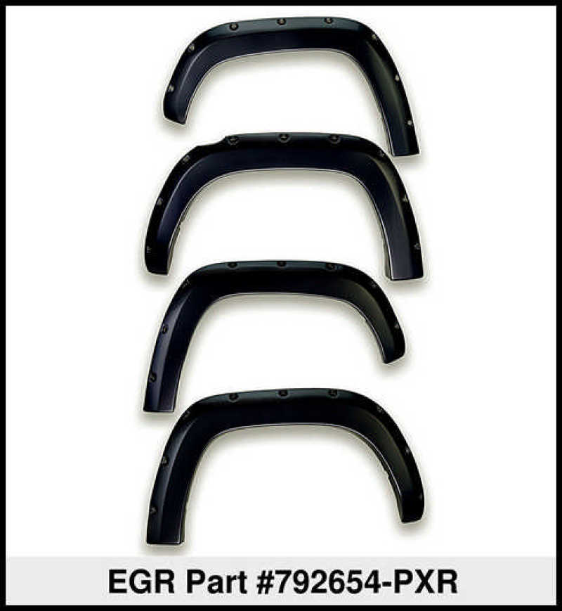 EGR 09+ Dodge Ram LD Bolt-On Look Color Match Fender Flares - Set - Black