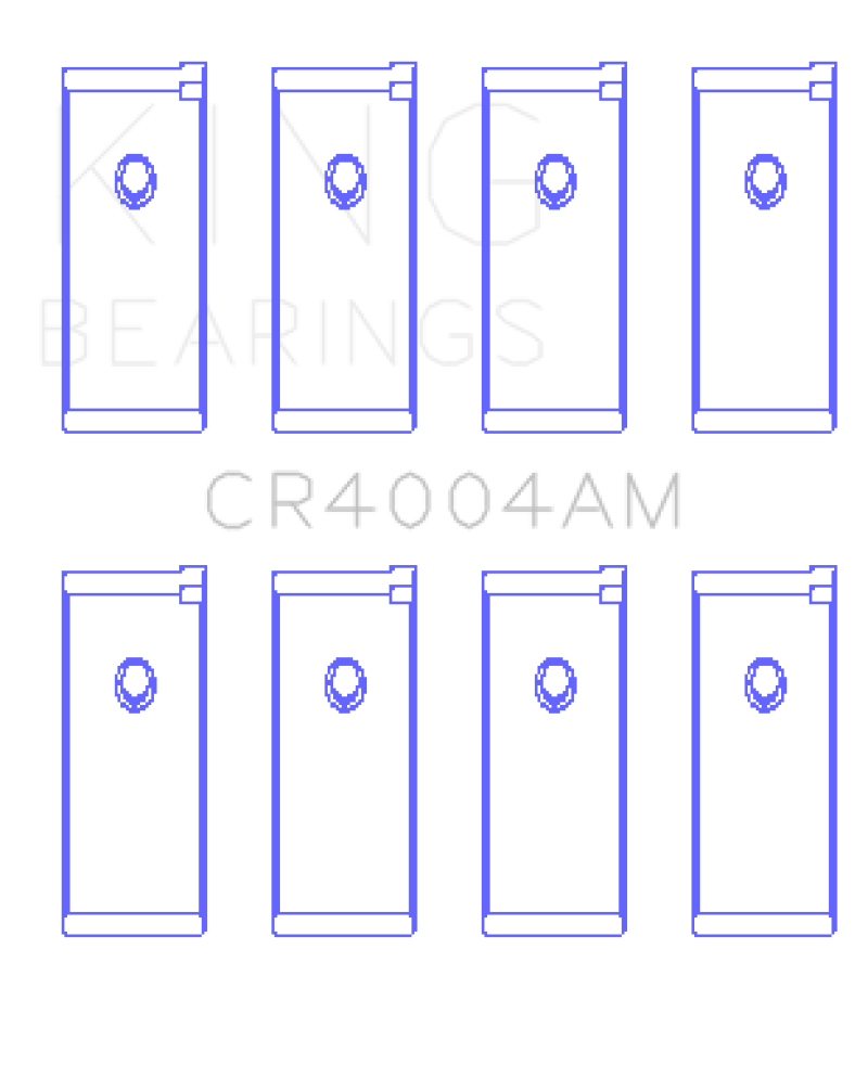King Engine Bearings Isuzu 4XC1/4XC1T 1.5L (Size STD) Rod Bearing Set