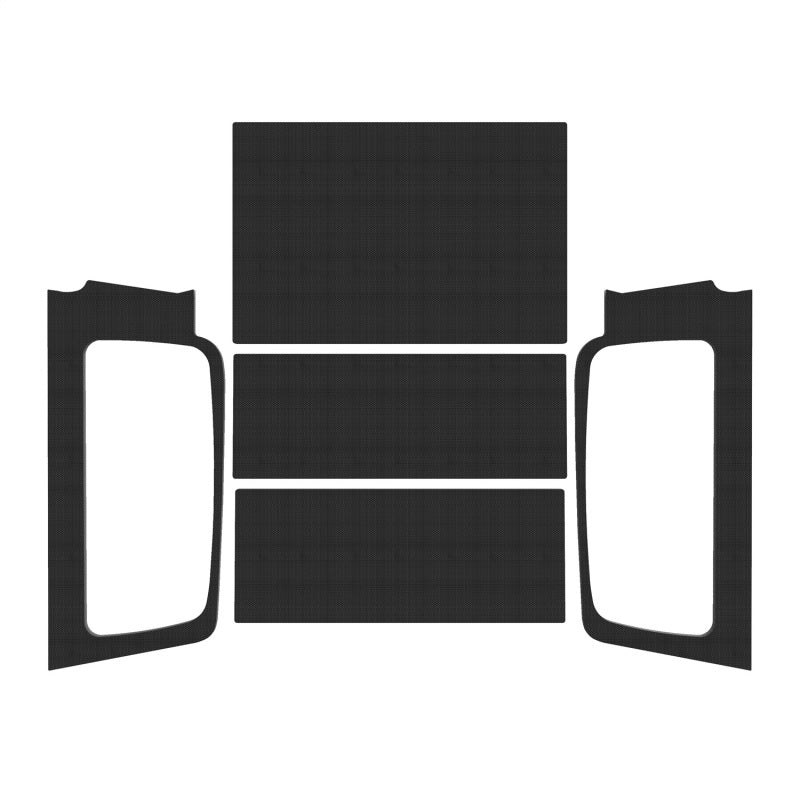 DEI 04-06 Jeep Wrangler LJ Unliminted Headliner Complete Kit - Black
