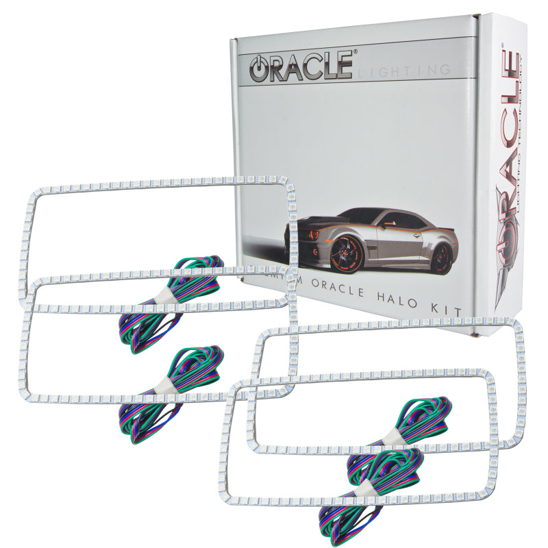 Oracle GMC Sierra 07-13 Halo Kit (New Square Ring Design) - w/ Simple Controller