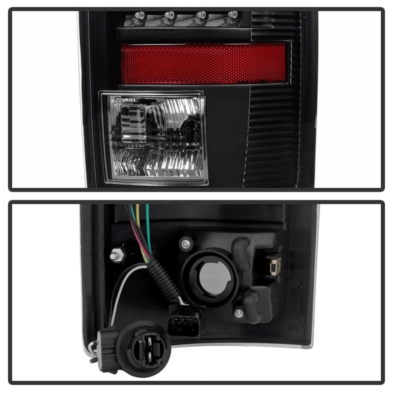 xTune Dodge Ram 02-06 1500 / Ram 2500/3500 03-06 LED Tail Light Black ALT-JH-DR02-LED-BK