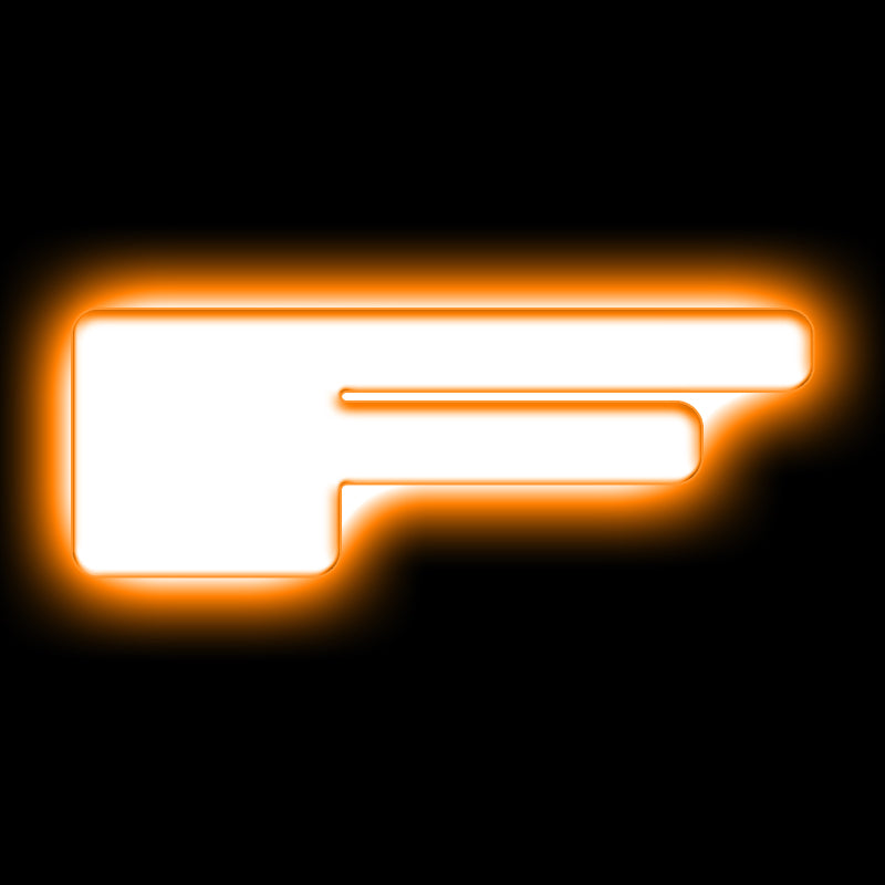 ORACLE Lighting Universal Illuminated LED Letter Badges - Matte Wht Surface Finish - F