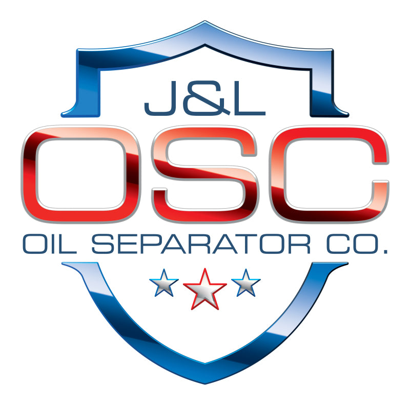 J&amp;L 16-25 Dodge Durango / Jeep Grand Cherokee 3.6L Oil Separator 3.0 Passenger Side - Black Anod