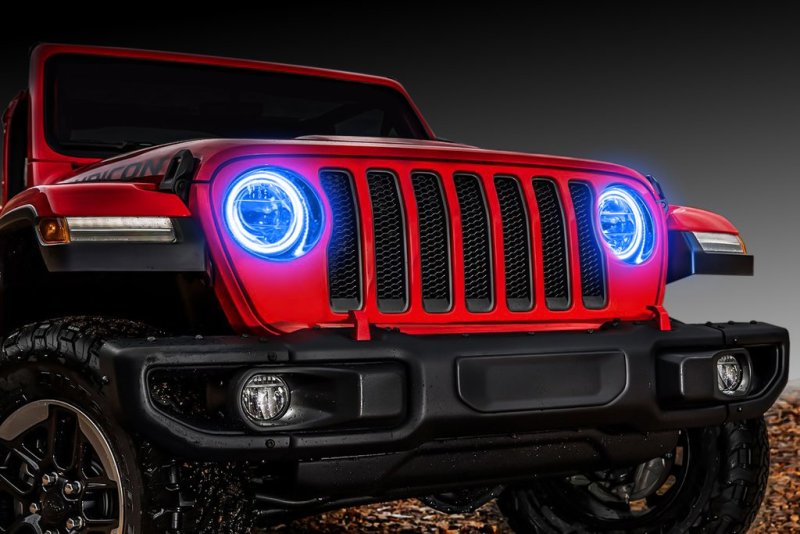 ORACLE Lighting Jeep Wrangler JL/Gladiator JT LED Surface Mount Headlight Halo Kit