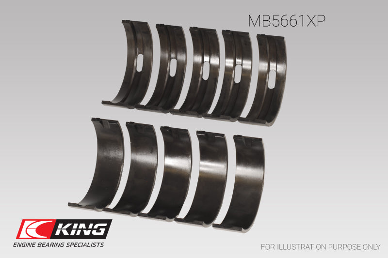 King Engine Bearings Audi/VW ADZ/ AWT/ APK/ BHP/ BPY/ AKS (Size STDX) Main Bearing Set