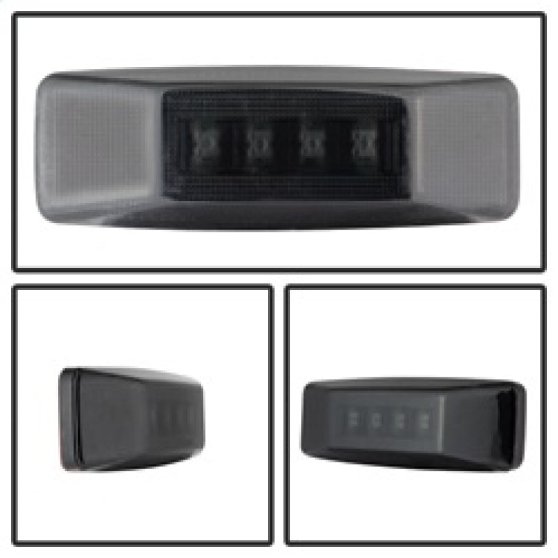 xTune Dodge Ram 94-02 Dually 2 Red LED+2 Amber LED Fender Lights 4pcs Smoke ACC-LED-DR94-FE-SM