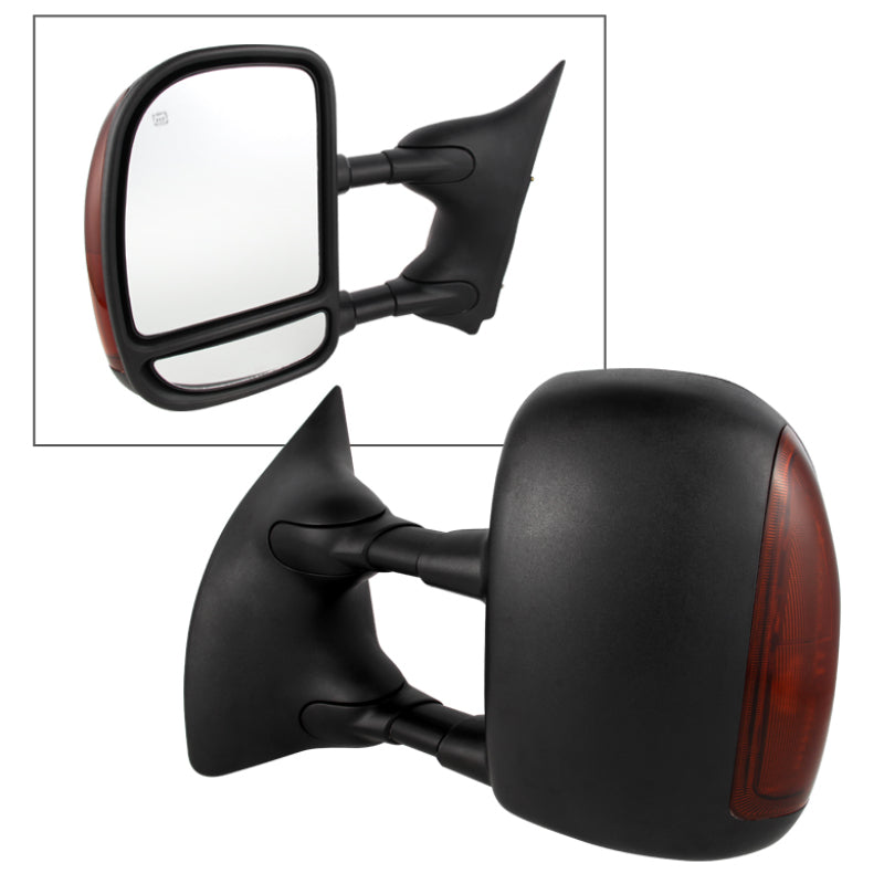 xTune Ford Superduty 02-07 Manual Extendable Power Heated Adjust Mirror Left MIR-FDSD99S-PW-AM-L