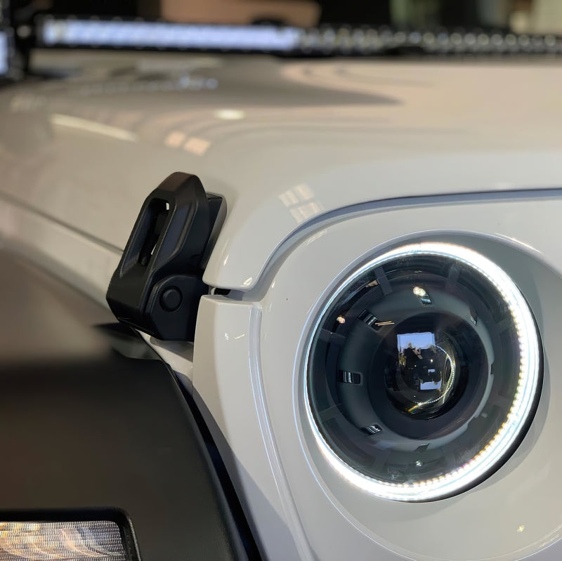 Oracle Jeep JL/Gladiator JT Oculus Bi-LED Projector Headlights - Amber/White Switchback