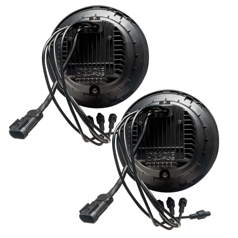 ORACLE Lighting 0718 Jeep Wrangler JK Oculus 7in ColorSHIFT Bi-LED Projector Headlights