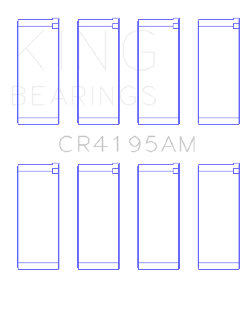 King Engine Bearings Chrysler 420A Connecting Rod Bearing Set - Size STD