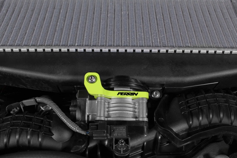PERRIN 22-25 Subaru WRX / 19-25 Ascent / 20-25 Outback & Legacy Turbo TMIC Bracket - Neon Yellow