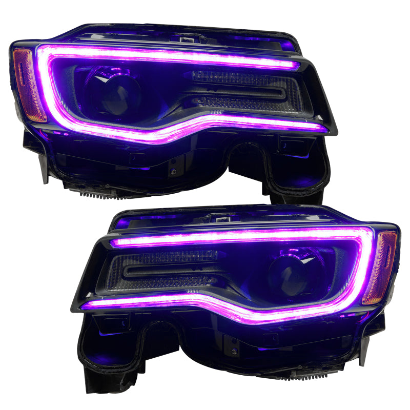 Oracle 1421 Jeep Grand Cherokee Dynamic Headlight DRL Upgrade Kit  ColorSHIFT Dynamic