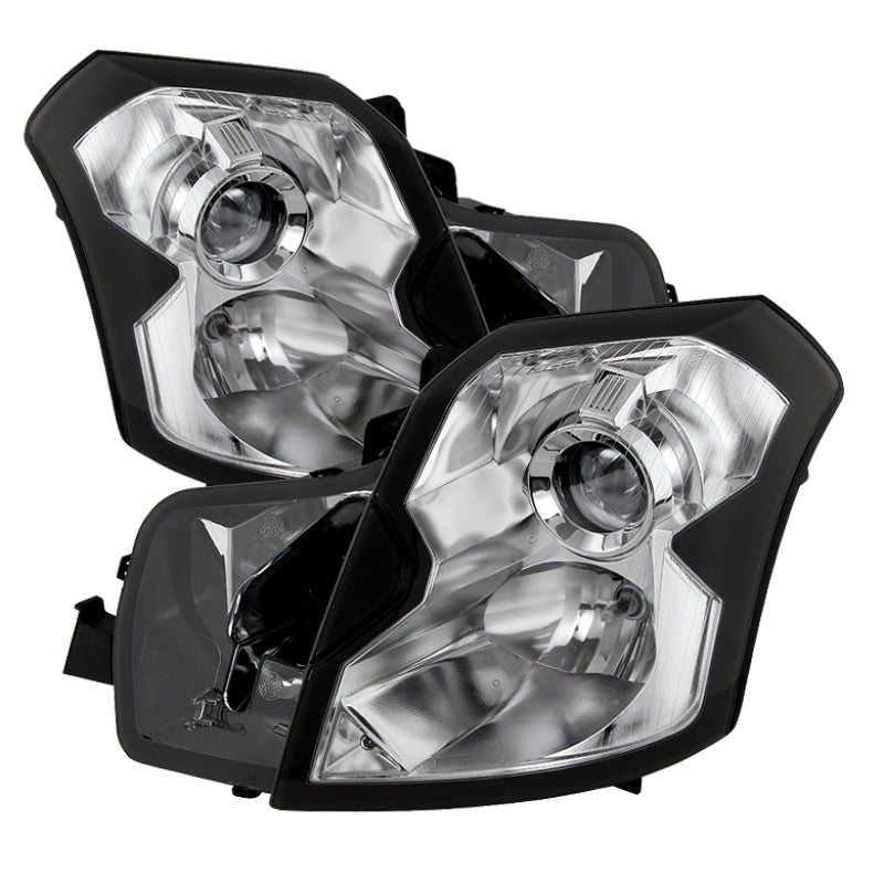 xTune Cadillac Cts 03-07 Crystal Headlights Halogen Model Only Chrome HD-JH-CCTS03-C