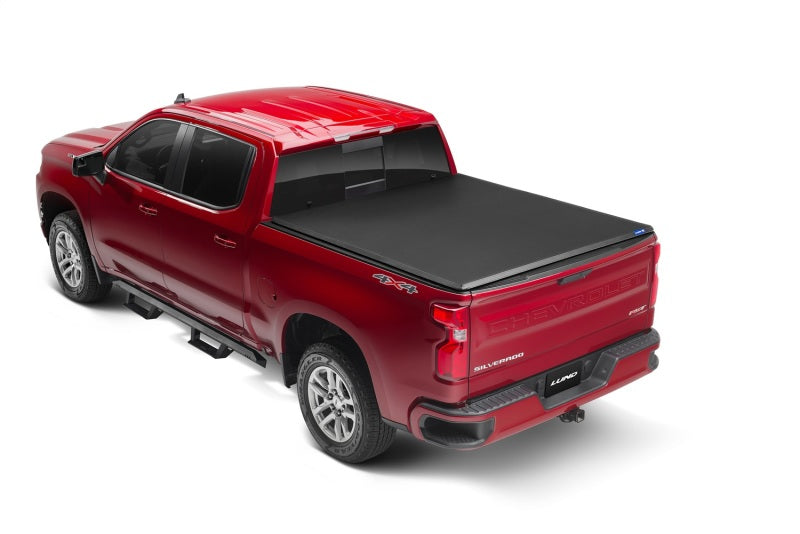 Lund 99-07 Chevy Silverado 1500 (5.8ft. Bed) Genesis Tri-Fold Tonneau Cover - Black