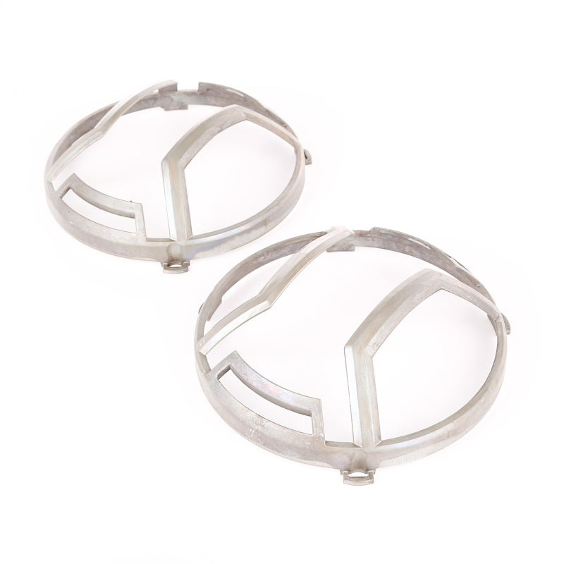 Rugged Ridge 07-18 Jeep Wrangler JK/JKU Raw Elite Headlight Euro Guards