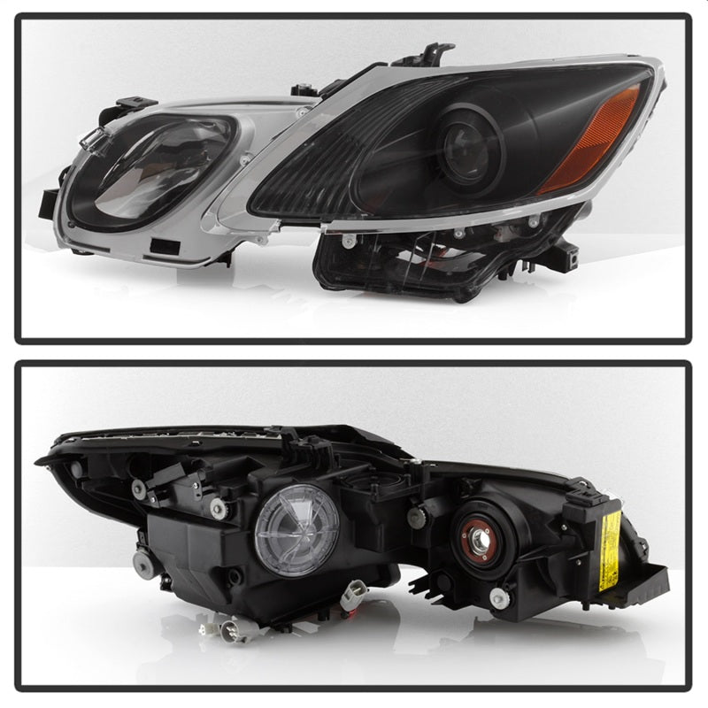 xTune Lexus Gs 06-11 OE Projector Headlights (w/AFS. Hid Fit) Black PRO-JH-LGS06-AFS-AM-BK