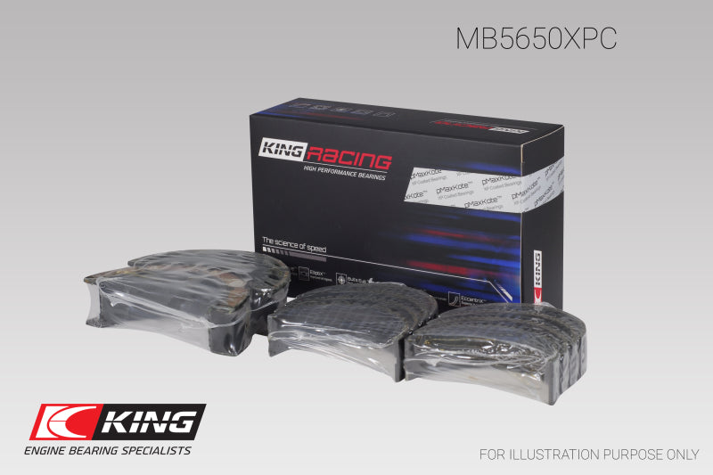 King Engine Bearings Ford 370/ 429/ 460 16V OHV (Size 1.0) Main Bearing Set