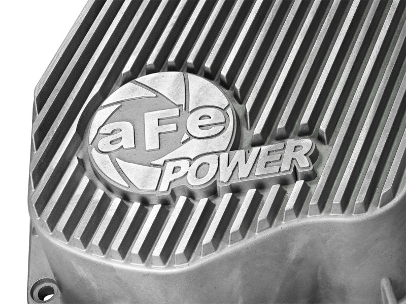 aFe Rear Differential Cover (Raw; Street Series); Dodge Diesel Trucks 94-02 L6-5.9L (td)