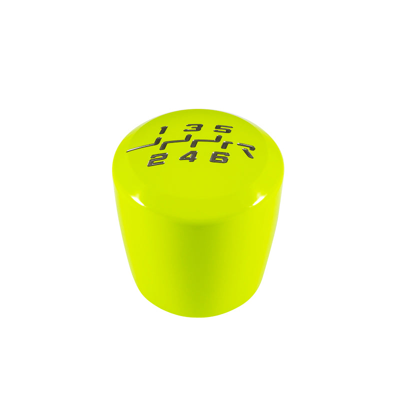 Raceseng Ashiko Shift Knob (Gate 3 Engraving) M12x1.25mm Adapter - Neon Yellow