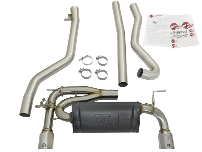 aFe POWER MACH Force-Xp 16-17 BMW 340i/340ix/ 3.0L 304 SS Cat-Back Exhaust System