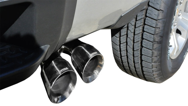 Corsa 14-19 GMC Sierra/Chevy Silv 1500 Reg. Cab/Std. Bed 5.3L V8 Polished  Single Side CB Exhaust