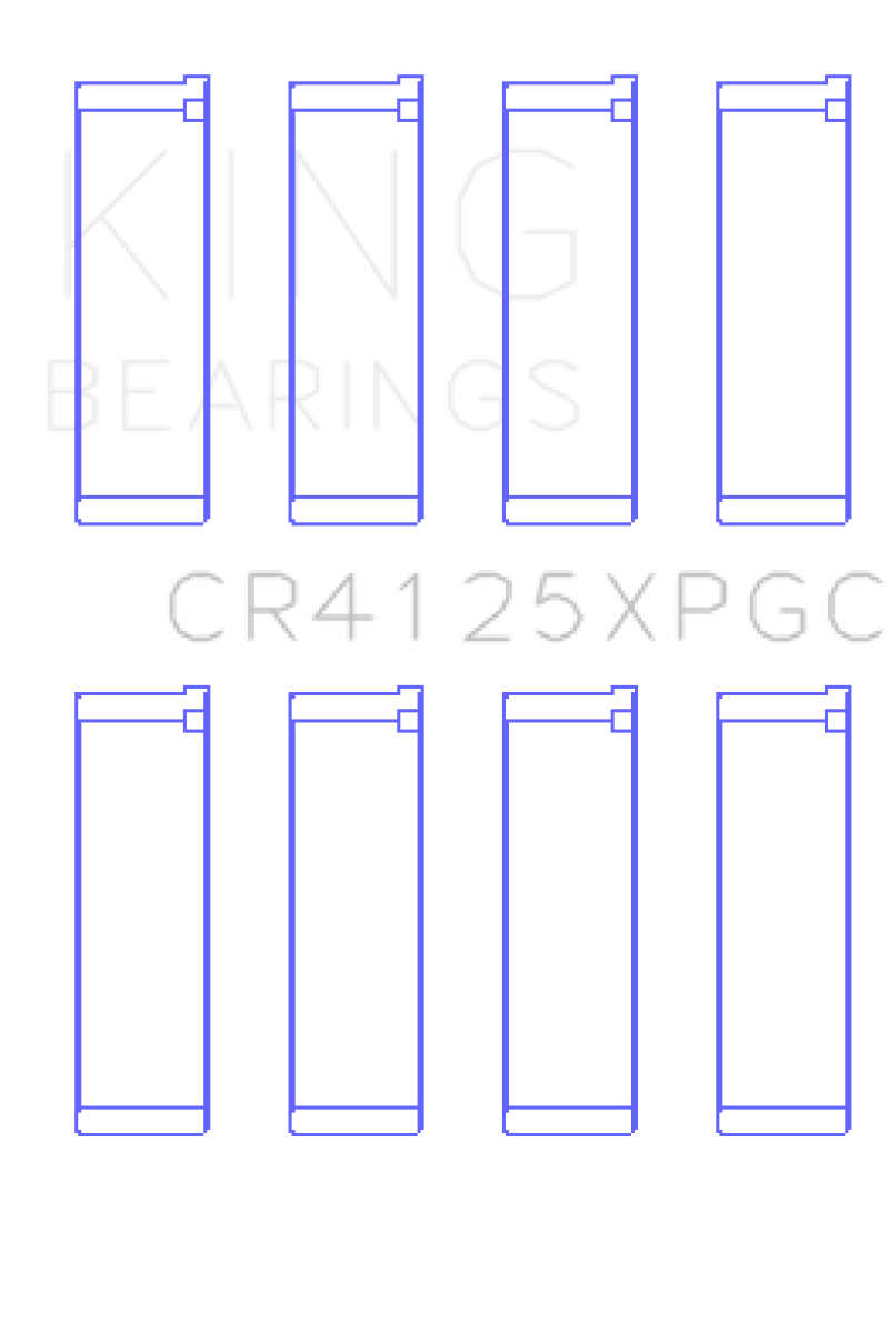 King Engine Bearings Subaru EJ20/EJ22/EJ25 pMaxKote Performance Rod Bearing Set - Size STDX