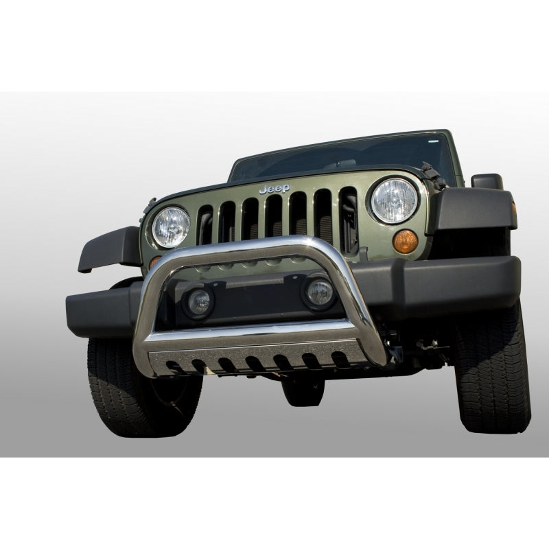 Rugged Ridge 3in Stainless Steel Bull Bar 07-09 Jeep Wrangler