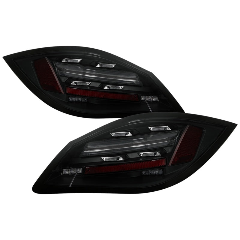 Spyder Porsche 987 Cayman 09-12 / Boxster 09-12 LED Tail Lights - Sequential Signal - Smoke